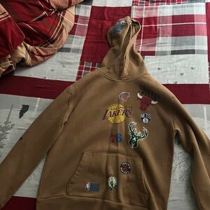Hollister NBA Brown Hoodie